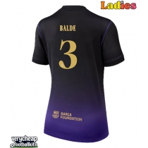 Barcelona Alejandro Balde #3 Replica Away Shirt Ladies 2026-27 Short Sleeve